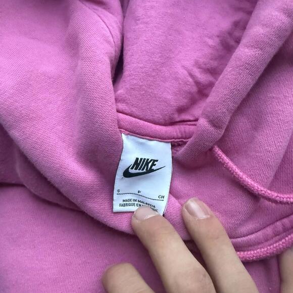 Nike pink Cropped Nike Center Swoosh Size Small - Picture 3 of 5